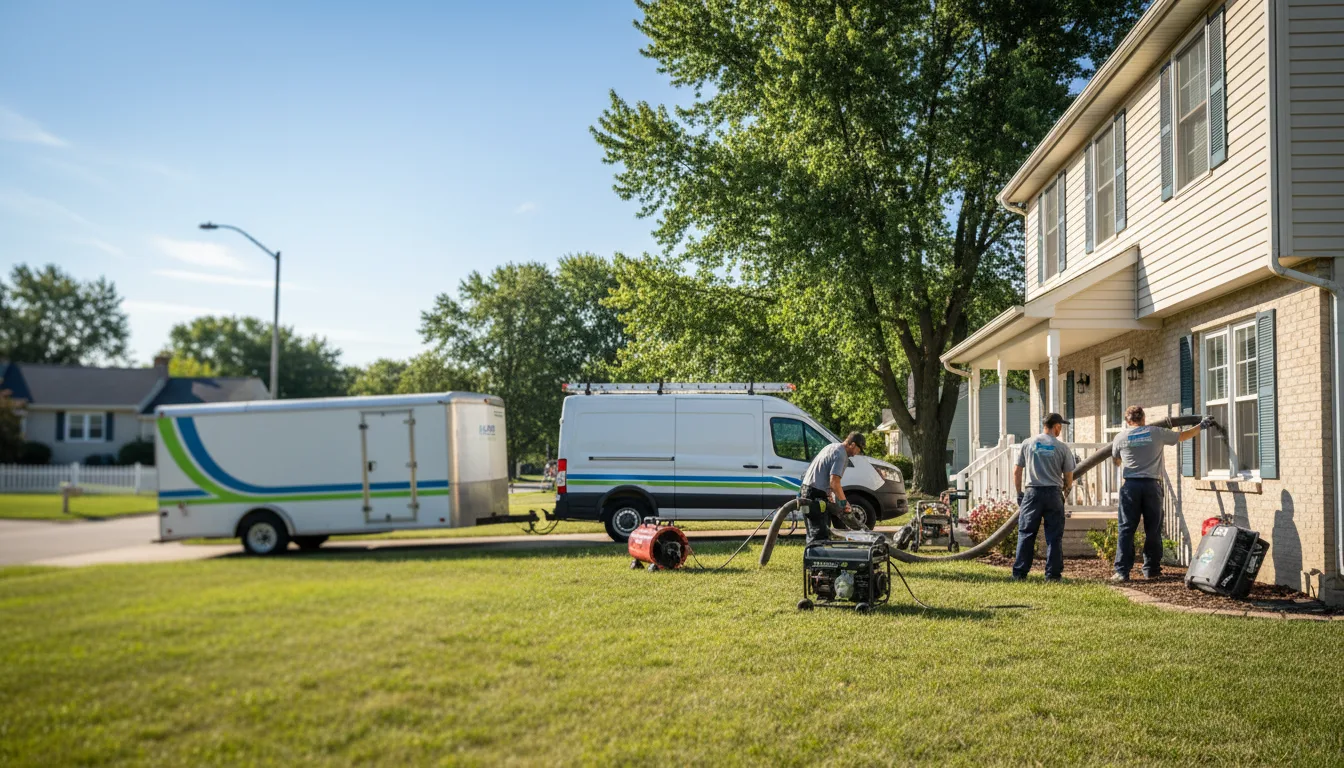 Flooded Basement Restoration And Cleanup With Repair in Raytown, MO near me